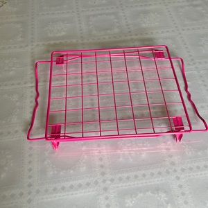 Pink locker shelf